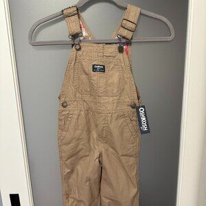 3T Oshkosh Khaki Overalls